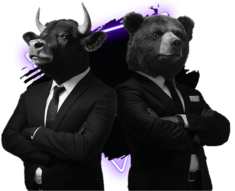 Bulle und Bär – die TradeNeon-Charaktere