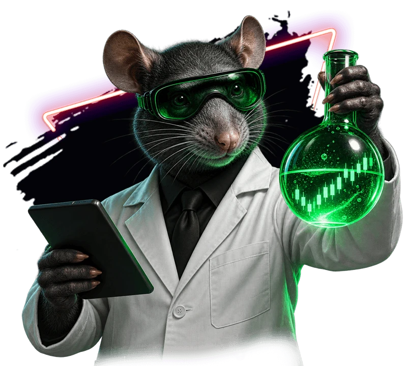 Lab of Trades – die Labor-Ratte mit Kolben und Tablet